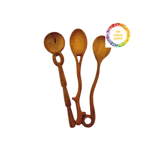 Cuchara de madera artesanal de Vietnam con acabado natural hecho a mano para uso diario y exhibiciones artesanales tradicionales - Product Image 5