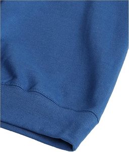 Sudadera con capucha de alta calidad para hombre, de algodón grueso, con media cremallera y estampado en relieve, estilo deportivo - Product Image 4