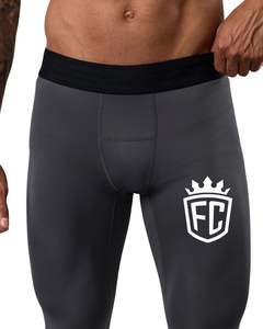 Graphite Men Leggings Compression Pants Stretch Athletic Base Layer for Gym Training Running Fitness and Sports Performance - Product Image 4