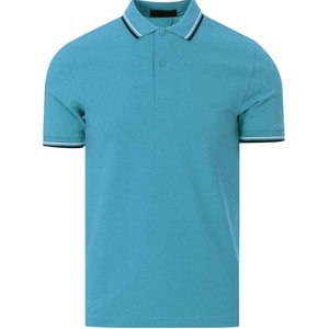 Polos de golf de secado rápido con estampado de LICRA y poliéster transpirable con diseño de logotipo bordado personalizado de alta calidad para hombre - Product Image 5