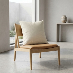 Plain Pillow <b>White</b> Woven Soft Fabric Solid Square Decorative Throw Pillow Cushion Cover Home Textile <b>Sofa</b> <b>Bed</b> Office Living Room - Product Image 2