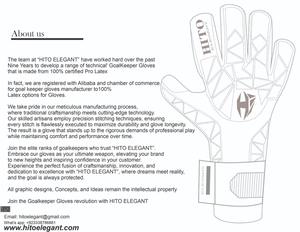 Gants de gardien de but personnalisés, gants de gardien de but en latex allemand de qualité supérieure, personnalisation du logo, conception de gants de gardien de but - Product Image 6