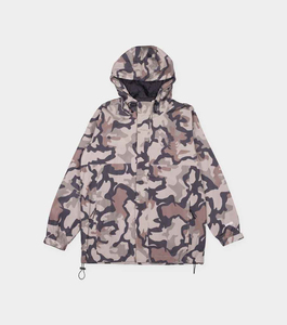 Chaqueta Cortavientos de Lona Ecológica para Hombre, Impermeable, con Capucha, Cuello Alto, Estilo Urbano, para Uso en Exteriores, Otoño, Personalizable - Product Image 5