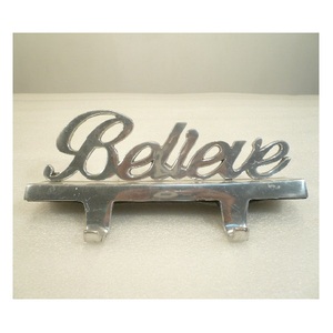 Cat Nickel Finished Metal <b>Stocking</b> <b>Holder</b> For Christmas Home Party Decorative - Product Image 3