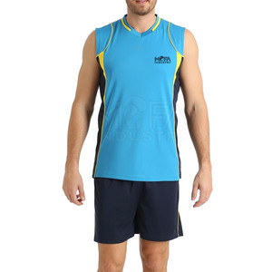 Tenue de volley-ball sur mesure, nouveau style, 100 % polyester, séchage rapide et respirante, fabriquée au Pakistan - Ensembles en gros pour adultes unisexes - Product Image 2