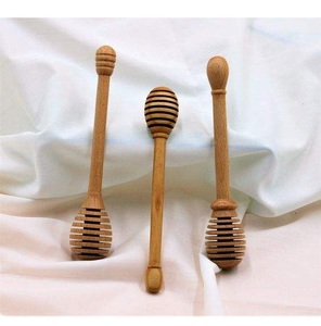 ไม้พายน้ำผึ้งไม้ขนาดเล็กแบบกำหนดเองพร้อมโลโก้สั่งทำขายส่ง - Product Image 4