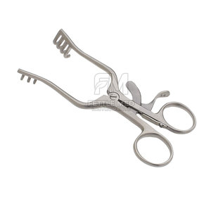 Stainless Steel Manual Surgical Instrument <strong>Balfour</strong> Self Retaining <strong>Abdominal</strong> <strong>Retractor</strong> with Deep Blades for General Surgery - Product Image 2