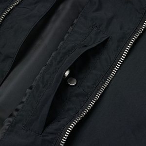 เสื้อแจ็กเก็ตนักบอมเบอร์ผ้าใบสำหรับผู้ชายเสื้อยืนคอปกตั้งโลโก้ที่กำหนดเองระบายอากาศและกันน้ำสไตล์แฟชั่นสำหรับฤดูหนาวสินค้าใหม่2025 - Product Image 4