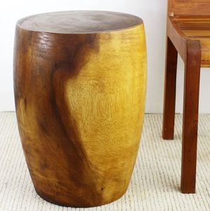 Handcrafted natural wooden end <b>table</b> beside sofa decorative vase <b>table</b> for home furniture living room bedroom office decoration - Product Image 5
