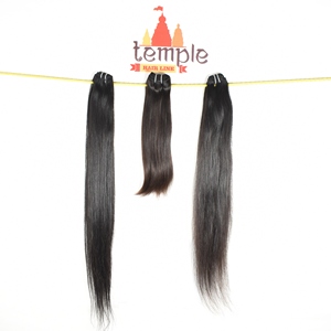 Cutícula alineada al por mayor tejido barato virgen indio color natural sin procesar paquete procesamiento sin extensiones de cabello humano - Product Image 1