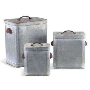 Conteneur de stockage en métal galvanisé pour la maison et le jardin Matériel agricole de grande capacité de haute qualité - Product Image 6