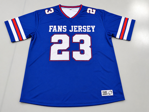 Maillot de football américain surdimensionné personnalisé, maillot de sport pour le jour du match, maillot sublimé style hip-hop, vêtements d'équipe à marque privée - Product Image 5