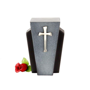 Venta al por mayor de urnas de cremación funeraria para adultos para cenizas humanas, urna de estilo occidental de cremación de aluminio y metal de India - Product Image 6