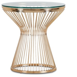 Banc de table d'appoint décoratif fait à la main pour salon Table de style campagnard populaire café café maison - Product Image 6