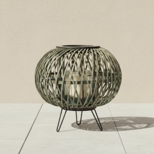 Lanterne de tombe en aluminium avec motif de feuilles Couleurs personnalisées Intérieur et extérieur Décoration de maison et de jardin Design classique éclair - Product Image 6