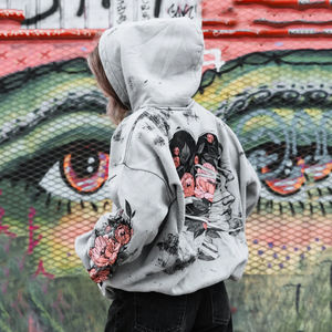 เสื้อมีฮู้ดสำหรับผู้หญิงเสื้อฮู้ดซักแบบกรดน้ำหนักเบาดีไซน์ใหม่ล่าสุดออกแบบได้ตามต้องการ - Product Image 4