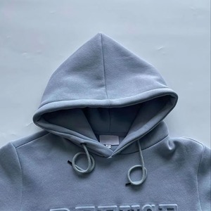 เสื้อฮู้ดดี้ผู้ชายแบบสวมหัว ผ้าคอตตอน 100% หนานุ่ม ระบายอากาศได้ดี ป้องกันขนร่วง ตัดเย็บตามสั่ง ปักลายได้  ไซส์ใหญ่พิเศษ ขายส่ง - Product Image 5