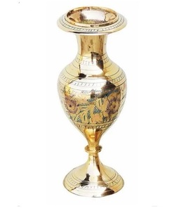 Florero de diseño antiguo Florero de latón de grado premium de estilo moderno para decoración del hogar Precio barato. - Product Image 3
