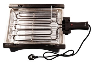 Barbecue elettrico con due livelli staccabili in acciaio inox, 2000W (Jata BQ95) - Product Image 1