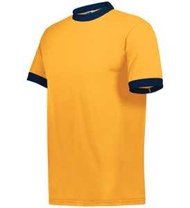 Camiseta Deportiva Augusta Personalizable con Cuello Redondo y Ribete en Contraste, Suave, Ligera, 100% Algodón Ecológico para Equipos - Product Image 1