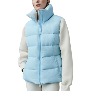 Gilet bouffant fabricant de vêtements personnalisé ajustement épais rembourré matelassé décontracté chaud hiver coupe-vent gilet Gilet femmes gilets bouffants - Product Image 3