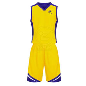 Ensemble de maillots de basket-ball pour hommes respirants de grande taille fabriqués au Pakistan, design uni personnalisé, 100% polyester, prix bas - Product Image 1