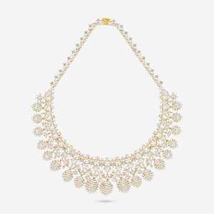 Zircon Necklace 187173 Elegant <b>Wedding</b> <b>Accessory</b> with Dazzling Zircon Stones - Product Image 4