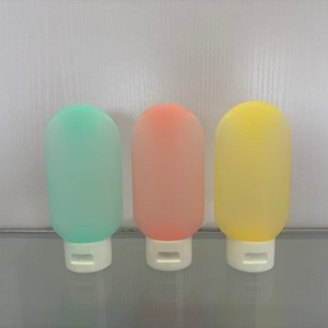 60ml du lịch chai xách tay dầu gội Gel tắm <span class=keywords><strong>Lotion</strong></span> lật Bìa đảo ngược bóp rỗng chai da lộn Ống chai - Product Image 1