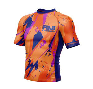 Maillots de compression MMA à manches courtes avec logo personnalisé 2026, vêtements d'entraînement d'arts martiaux - Product Image 6