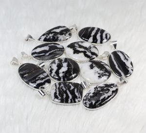 Collier en argent plaqué de la meilleure qualité fait à la main pour femmes pendentif jaspe cheval sauvage avec sertissage de lunette bijoux en pierres précieuses naturelles - Product Image 6