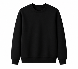 Custom Casual Crewneck Sweatshirts High Quality <b>Men</b>’s Oversized Custom Logo Crew Neck Sweatshirt Cotton Fleece Casual Streetwear - Product Image 2