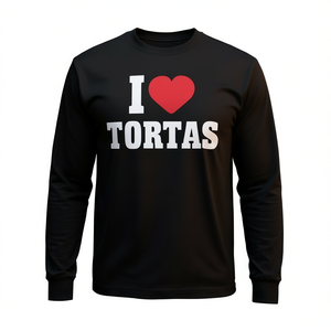 Camiseta de Manga Larga para Amantes de la Comida Mexicana, Entusiasta de las Tortas, Me Encantan las Tortas - Producto Promocional para Entusiastas de las Grandes Tortas - Product Image 3