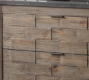 <b>Rustic</b> Single Bathroom Vanity 36 Inch US Vanity <b>Cabinets</b> with Sink Country Style Bathroom <b>Cabinet</b> - Product Image 4