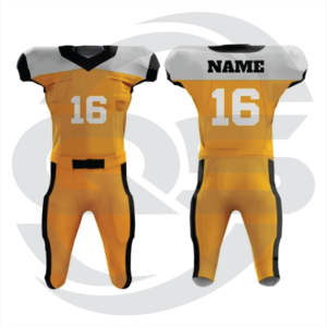 Uniforme de football américain de style nouveau fabriqué par des professionnels vêtements de sport respirants à manches courtes - Product Image 3