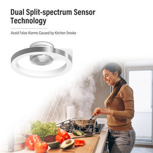 <span class=keywords><strong>Détecteur</strong></span> <span class=keywords><strong>de</strong></span> <span class=keywords><strong>fumée</strong></span> <span class=keywords><strong>interconnecté</strong></span> ANKA Nouveau Design AJ-716SI avec capteur photoélectrique, batterie 10 ans, alarme anti-effraction EN14604 - Product Image 5