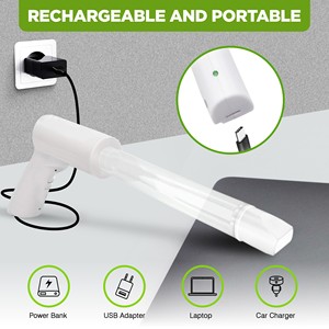 Lámpara LED Aspiradora de Insectos Recargable por USB, Ecológica y SIN DAÑOS, para Eliminar Mosquitos, Moscas, Abejas, Hormigas y Cucarachas (Uso Interior/Exterior) - Product Image 6