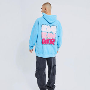 Sudadera con Estampado Puff Duradera, Unisex, Cálida, de Forro Polar y Algodón, Estilo Holgado, Moderna, Urbana, Suave y Cómoda - Product Image 4