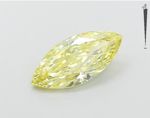 Aniva Jewels IGI GIA ได้รับการรับรองว่าเป็นเพชร1.12ct สีเหลืองแฟนซีสำหรับการทำเครื่องประดับเพชรหลวม - Product Image 1