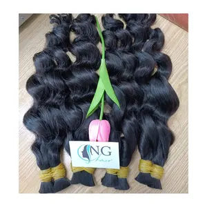 NG Hair正式推出新的独特和超级新产品Natural wave散装头发由Nghair制造