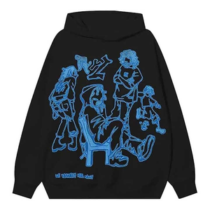 Sweat à capuche thermique sérigraphie de qualité supérieure sweat à capuche en tissu de coton lourd dernière mode nouveauté sweat à capuche pour les hivers - Product Image 1