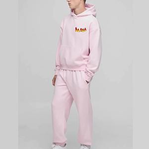 Nuevo Chándal de Invierno 2025 para Hombre con Capucha, Sudadera y Pantalones, Logotipo Personalizado, 100% Algodón, Ropa Urbana de Alta Calidad Hecha a Medida - Product Image 1