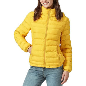 Veste d'hiver matelassée OEM pour femmes, style bulle personnalisé, respirante, imperméable, coupe-vent, coton brut, écologique, faible MOQ - Product Image 1
