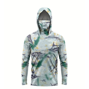 Sudaderas de Pesca para Hombre de Talla Grande de la Mejor Calidad, Última Moda, Suaves y Transpirables, de Secado Rápido, Impermeables, UPF 50 para Uso en Exteriores - Product Image 2