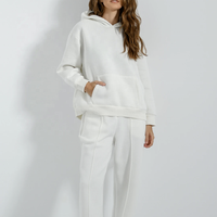 Sweat-shirt à capuche en polaire respirant pour femmes grandes tailles, avec manches bouffantes, idéal pour l'hiver