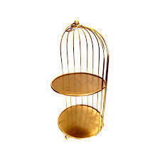 Venta al por mayor soporte de pastel de cobre de tres niveles para decoraciones de bodas fiestas y vajilla de Hotel herramientas de pastel - Product Image 6