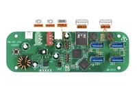 Fabrication et assemblage de circuits imprimés électroniques personnalisés PCBA multicouche avec divers connecteurs terminaux