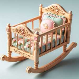 SeaMind Convertible Woodenbaby Cot Cuna Cama de bebé 5 en 1 Multifuncional Cuna Armario y tienda Espacio Extendido Kid Bed - Product Image 1