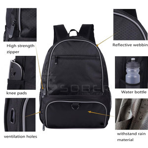 Tùy Chỉnh Thiết Kế Chống Trộm Bóng Đá Ba Lô Với USB Nhà Máy Trực Tiếp Bán Hàng OEM Dịch Vụ Polyester Vật Liệu Lót - Product Image 6