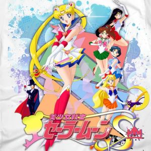 Camiseta con estampado gráfico estilo anime, estampado de dibujos animados coloridos, manga corta, cuello redondo, ropa de calle informal, camiseta unisex - Product Image 3