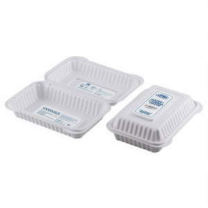 Conteneur de stockage alimentaire en PP à charnières 9,5''x7''x2,6'' - Product Image 2